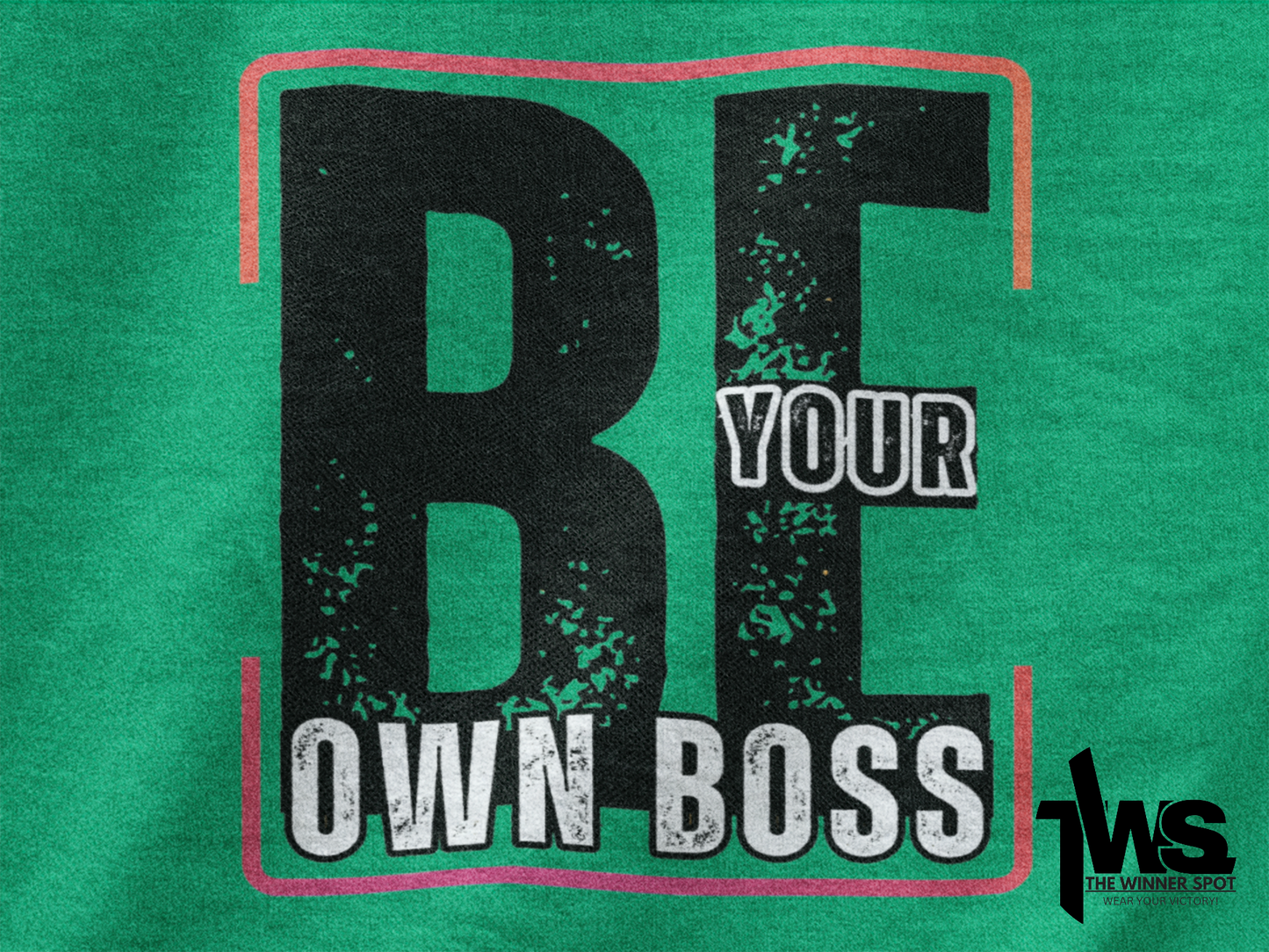 Men's Be Your Own Boss Printed Regular Fit Classic T-Shirt