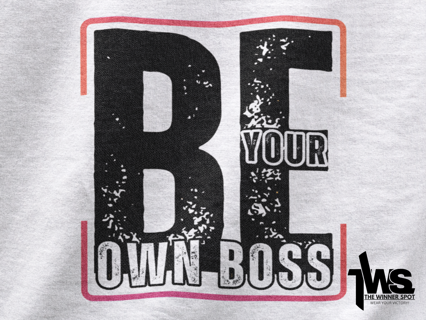 Men's Be Your Own Boss Printed Regular Fit Classic T-Shirt