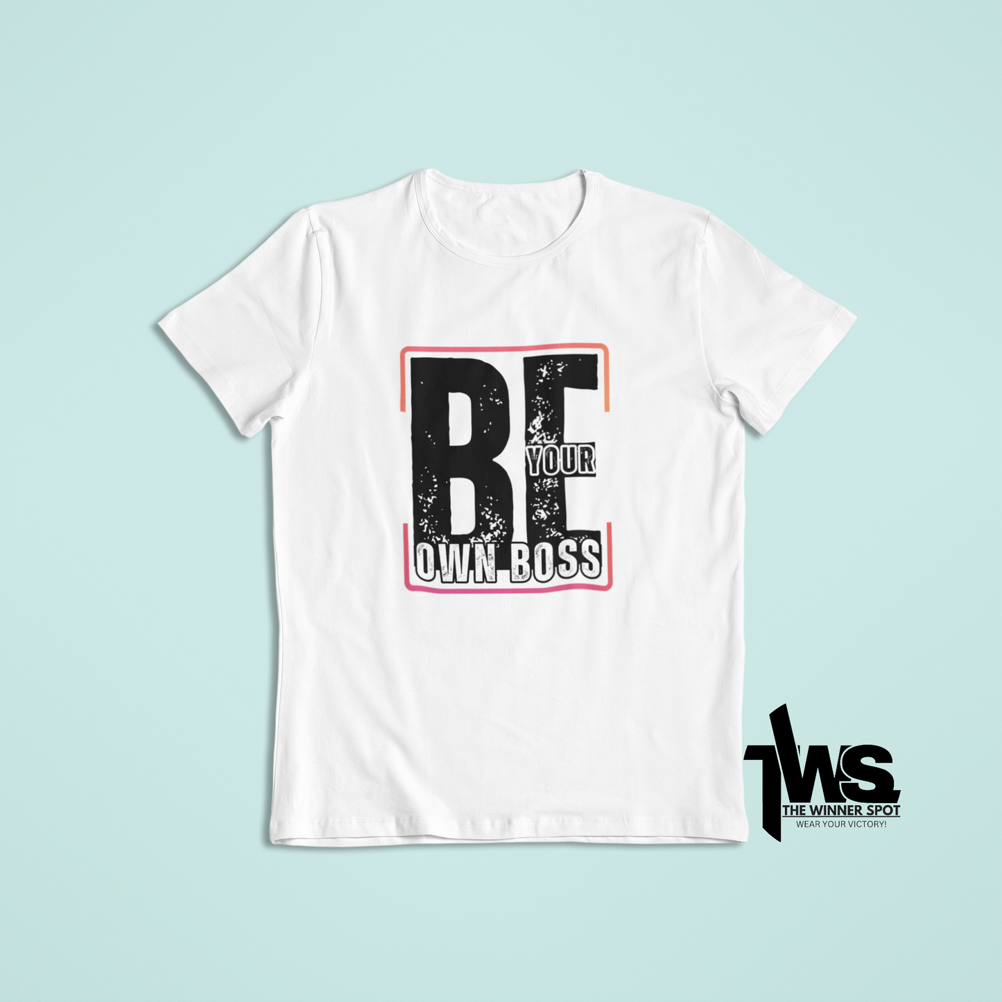 Men's Be Your Own Boss Printed Regular Fit Classic T-Shirt